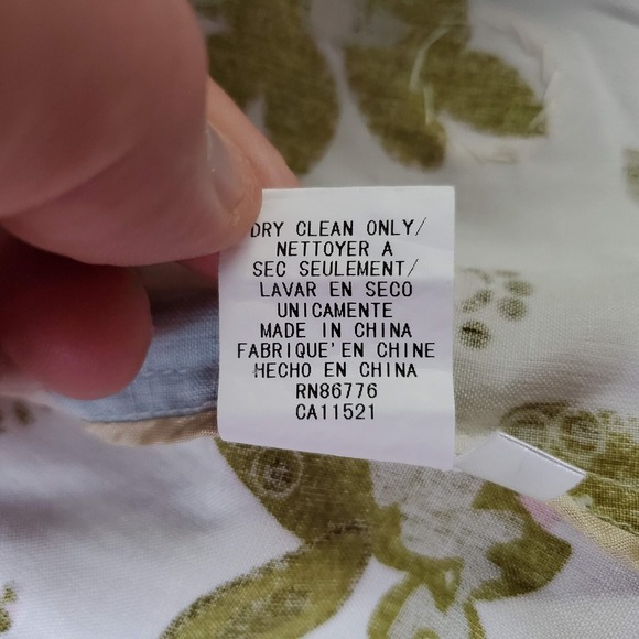 Due per Due Jacket Womens Size‎ 6 3/4 Sleeve Silk Blend Crop Bolero Floral White - Picture 12 of 13